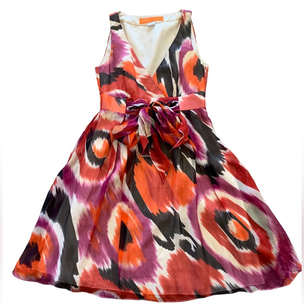 Cynthia Steffe 100% Silk Babydoll Dress Empire Waist Flowy